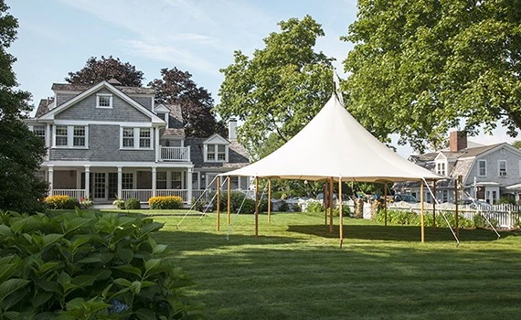 10 meter rundt Sperry telt i hage, perfekt for lounge, bar, velkomst eller hagefest