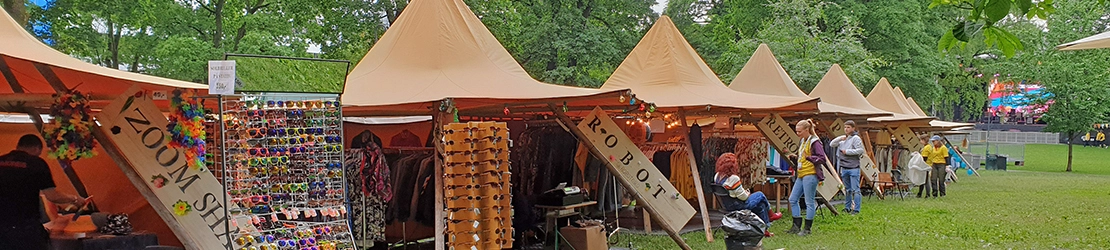 Paviljong til marked